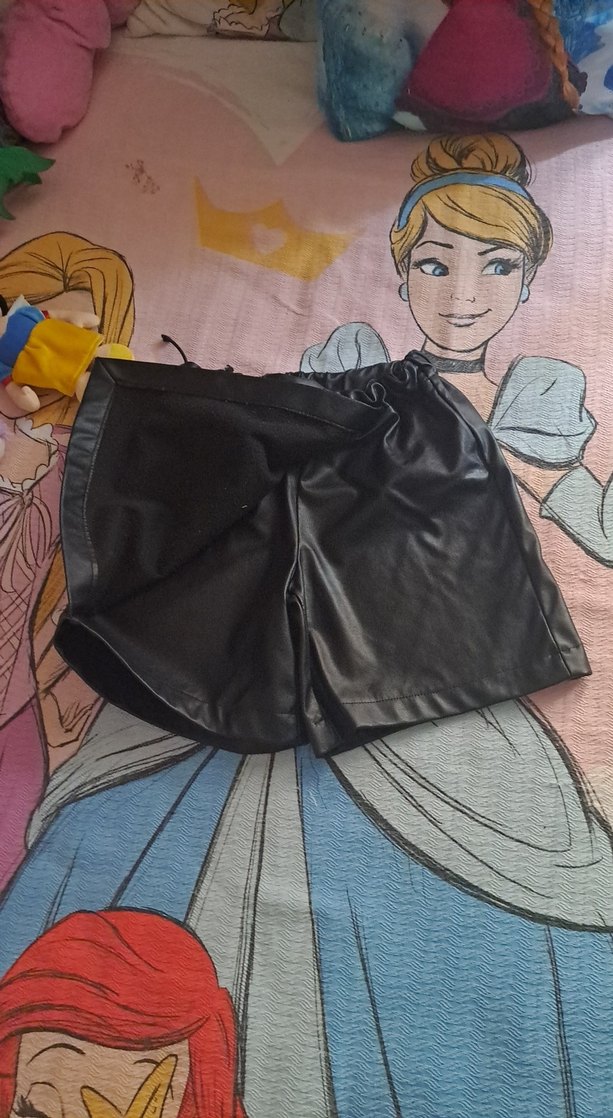 Siyah Deri Kemerli Mini Etek 7-8yaş - Görsel 2