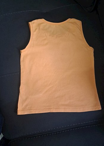 turuncu Baskılı erkek çocuk  Kolsuz Mini Atlet  6_7 yaş - Görsel 2