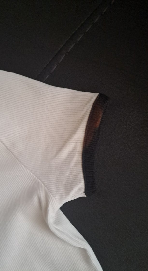 Beyaz Kısa Kollu Baskılı Crop Tişört 10_11 yaş - Görsel 2