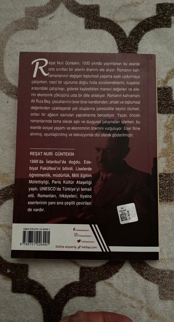 Yaprak Dökümü - Reşat Nuri Güntekin - Görsel 2