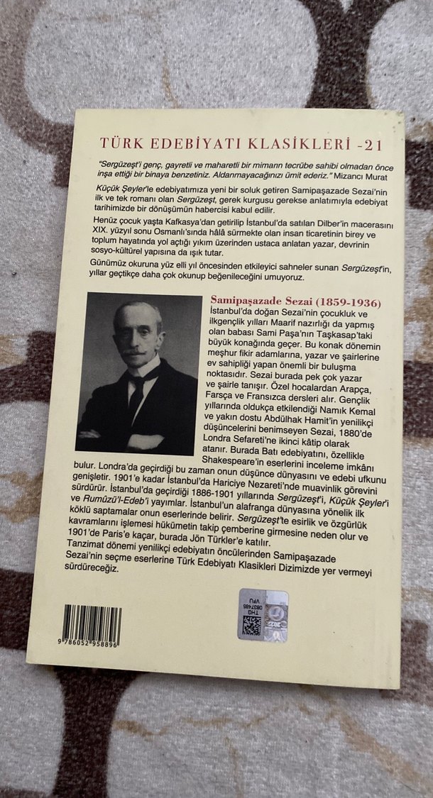 Sergüzeşt - Samipaşazade Sezai - Görsel 2