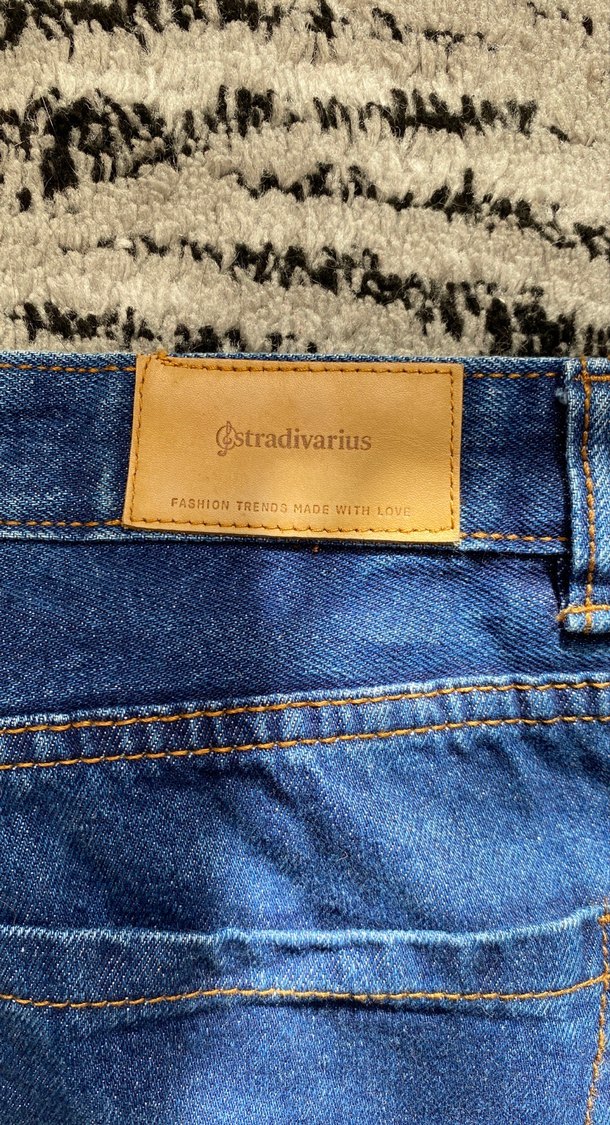 Lacivert Bol Kesim Midi Kot Pantolon - Görsel 4