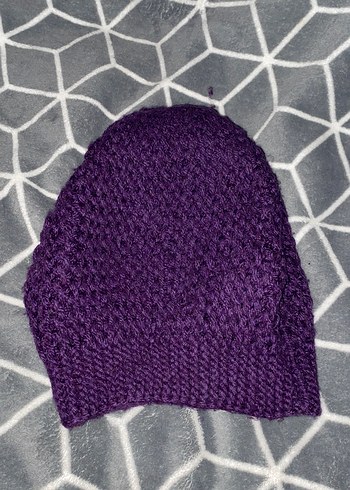 Mor Kadın Örgü Bere - Görsel 2