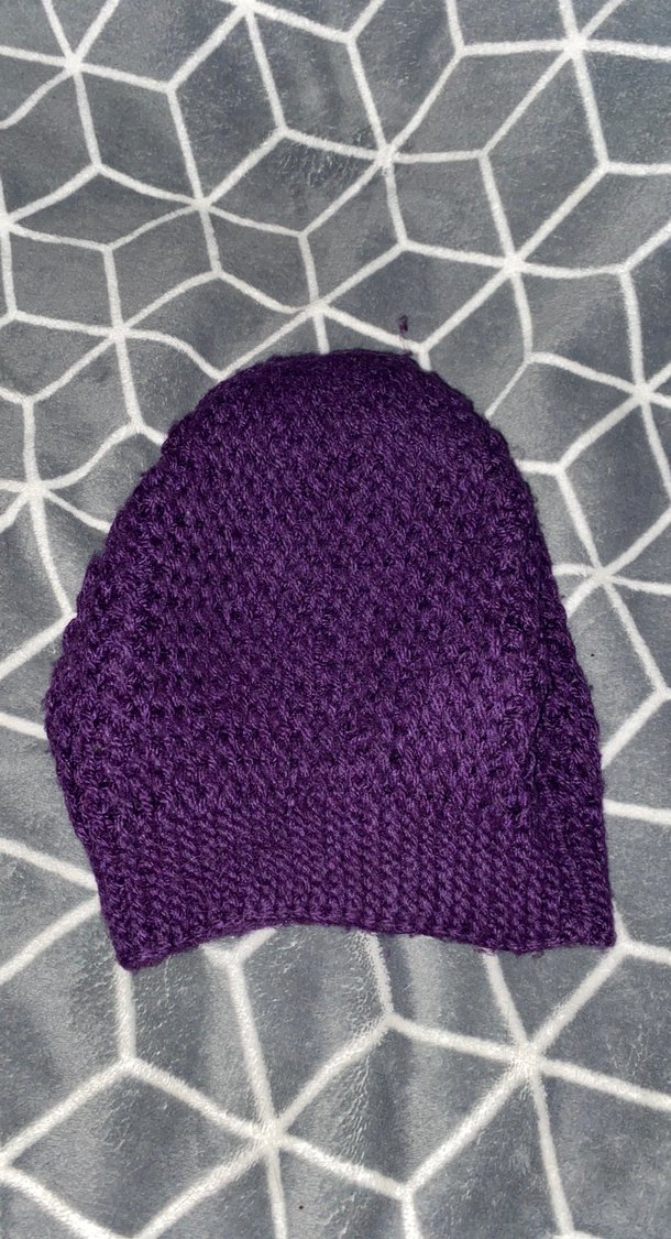 Mor Kadın Örgü Bere - Görsel 2