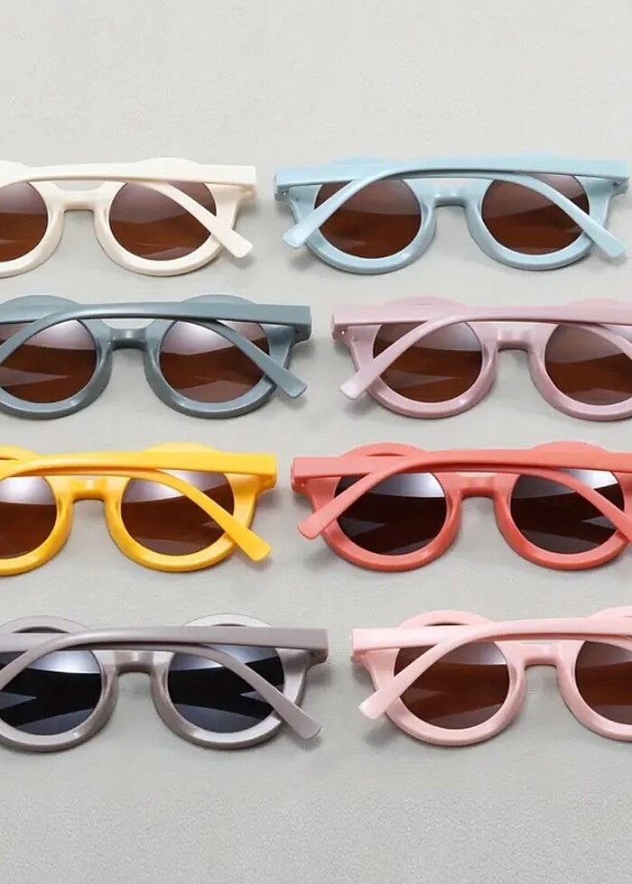 Yuvarlak Çocuk Güneş Gözlüğü - Görsel 2