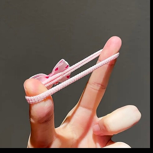 Diğer 15 Adet Renkli karışık Kurdele Parmak Lastik Toka