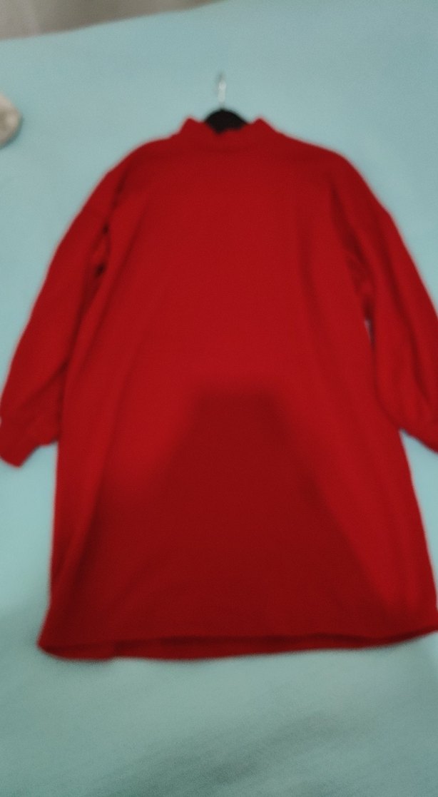 Kadın Kırmızı Uzun Kollu Sweatshirt - Görsel 3