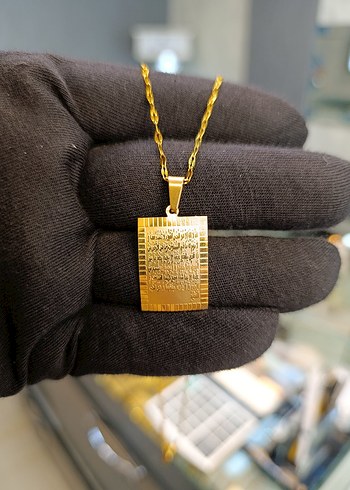 Accessorize Ayetel Kürsi kolyeler mükemmel kalite