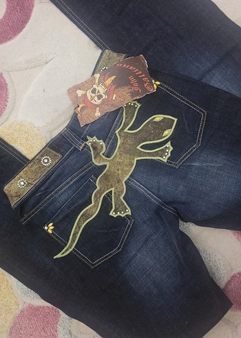 John Galliano Orijinal John Galliano Dusuk Bel Y2k Bootcut Pantolon
