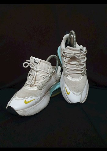 Nike Bağcıklı Beyaz Pastel Renkli Sneakers - Görsel 3