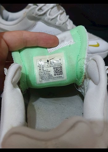 Nike Bağcıklı Beyaz Pastel Renkli Sneakers - Görsel 6