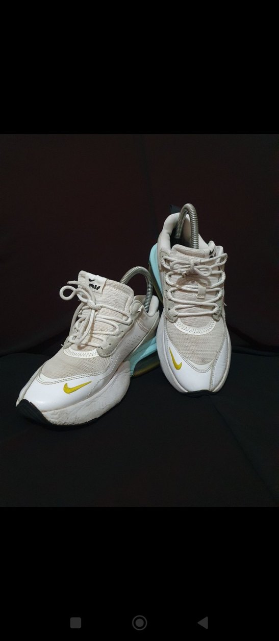 Nike Bağcıklı Beyaz Pastel Renkli Sneakers - Görsel 3