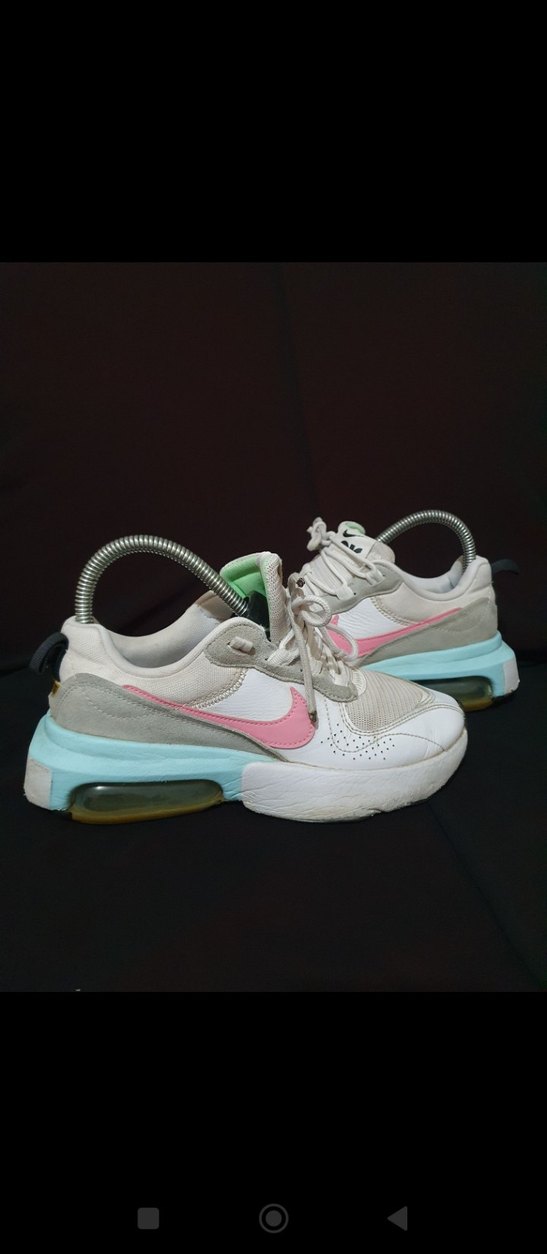 Nike Bağcıklı Beyaz Pastel Renkli Sneakers - Görsel 4