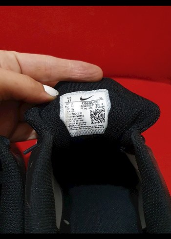 46 no Nike Siyah Bağcıklı Erkek Spor Ayakkabı - Görsel 6