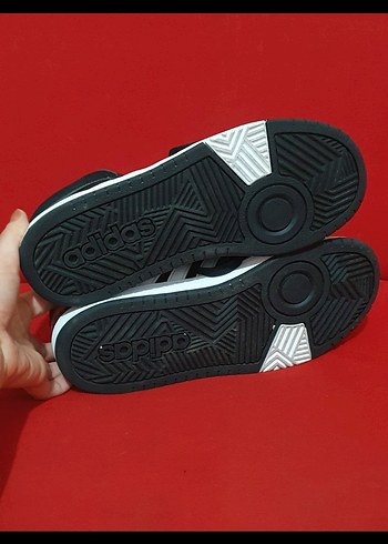 Adidas Siyah Beyaz Çizgili kadın Spor Ayakkabı - Görsel 5