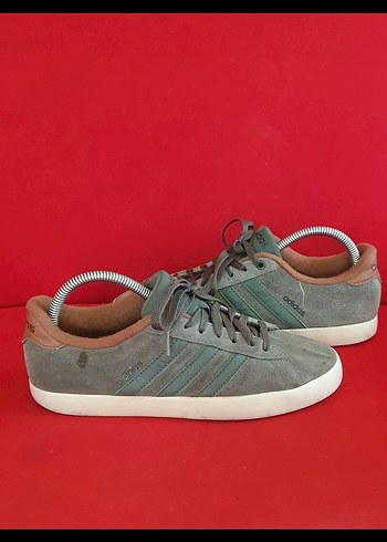 42.5 Adidas Gri Süet Düz Taban Erkek Spor Ayakkabı - Görsel 7