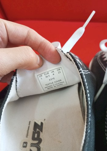 Siyah Beyaz Bağcıklı Kadın Spor Ayakkabı - Görsel 5