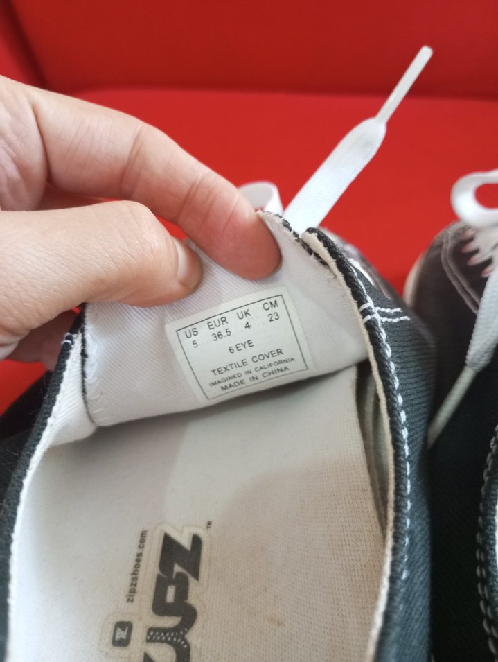 Siyah Beyaz Bağcıklı Kadın Spor Ayakkabı - Görsel 5