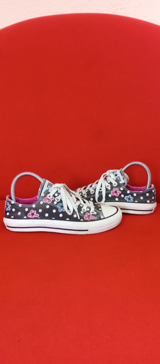 Çiçek Desenli Renkli Kadın Spor Ayakkabı - Görsel 3