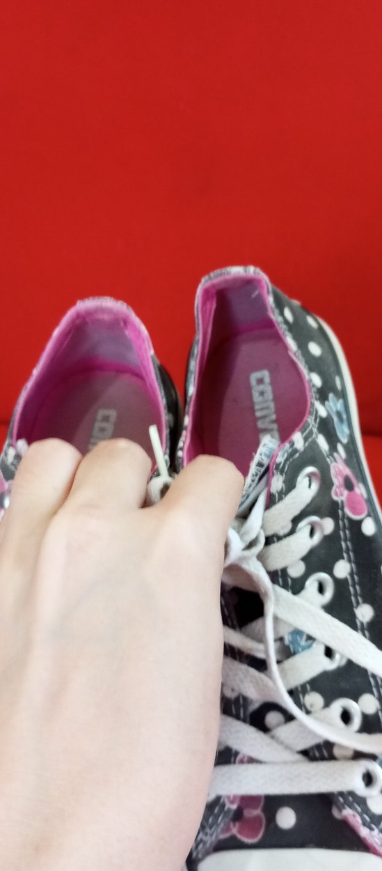 Çiçek Desenli Renkli Kadın Spor Ayakkabı - Görsel 5