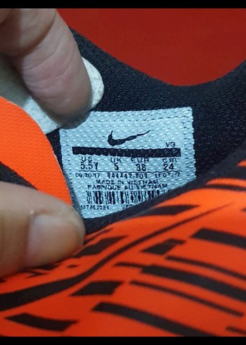 Turuncu Baskılı Erkek Futbol Ayakkabısı - Görsel 6