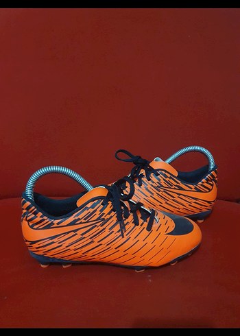 Turuncu Baskılı Erkek Futbol Ayakkabısı - Görsel 4