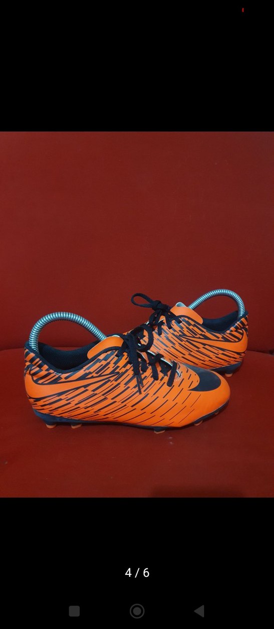 Turuncu Baskılı Erkek Futbol Ayakkabısı - Görsel 4