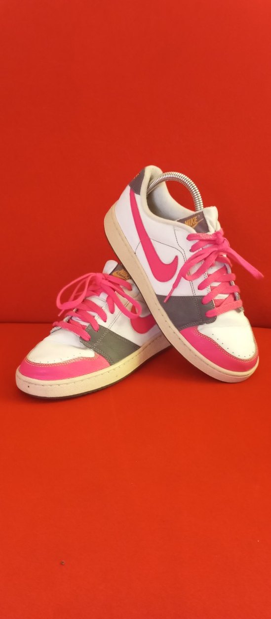 Pembe Bağcıklı Nike Kadın Spor Ayakkabı - Görsel 5