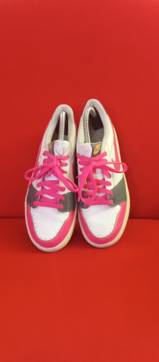 Pembe Bağcıklı Nike Kadın Spor Ayakkabı - Görsel 2