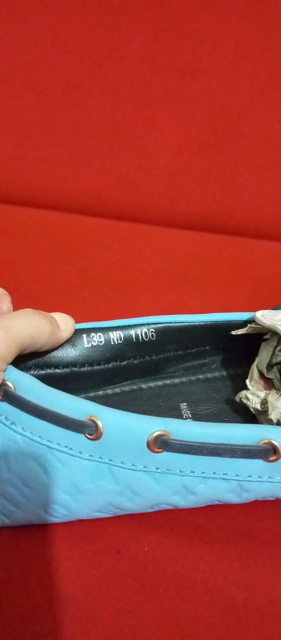 Mavi Beyaz erkek Loafer Ayakkabı - Görsel 3