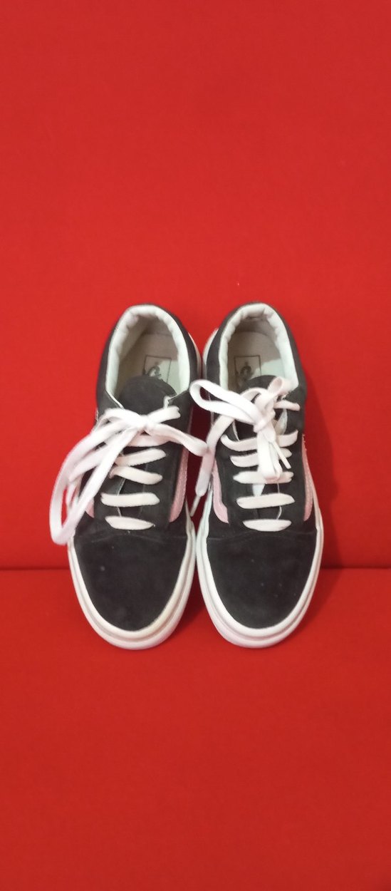 Kadın Siyah Bağcıklı Spor Ayakkabı - Görsel 3