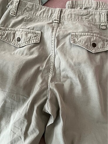 xs Beden yeşil Renk Bershka kargo pantolon