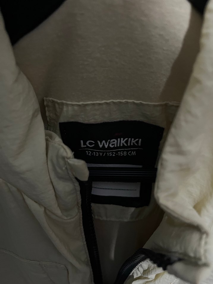 Bej Keten Fermuarlı Kadın Yelek - Görsel 2