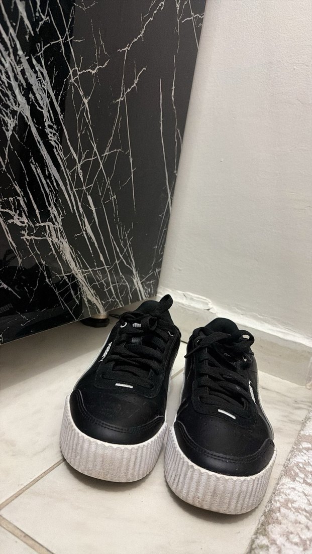 Puma Siyah Platform Spor Ayakkabı - Görsel 2