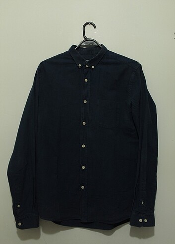 Koton Slim Fit Lacivert Tek Cepli Gömlek