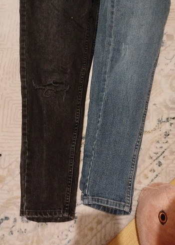 Siyah Kemerli Dar Kesim Midi Boy Kot Pantolon - Görsel 2