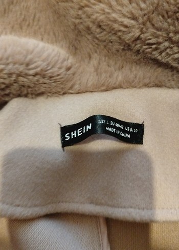 Kadın Uzun Süet Kürk Detaylı Bej Kaban - Görsel 4