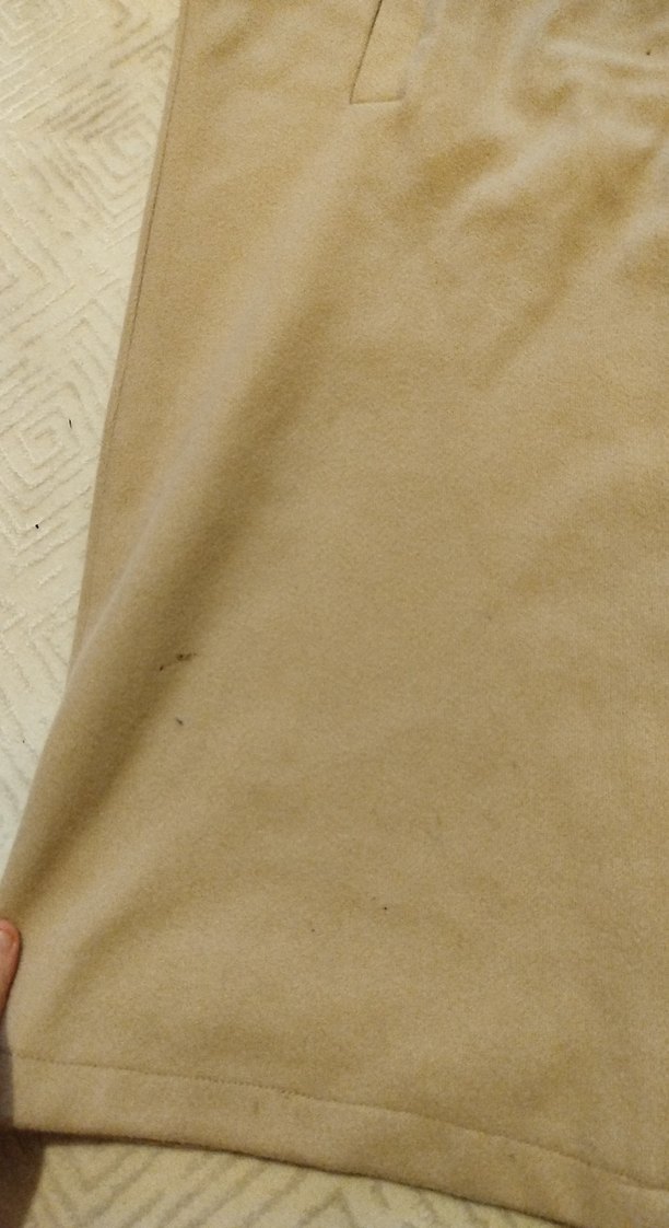 Kadın Uzun Süet Kürk Detaylı Bej Kaban - Görsel 5