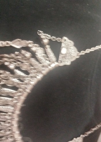 Uzun Zincir Detaylı Bohem Kolye - Görsel 2