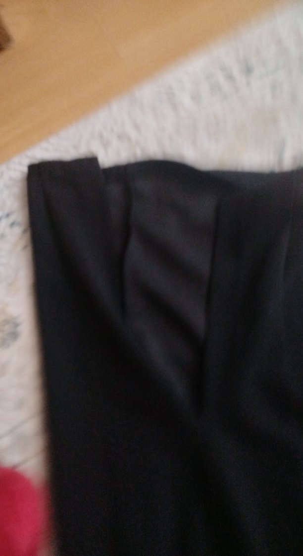 Siyah V Yakalı özel dikim Uzun Kollu Elbise - Görsel 5