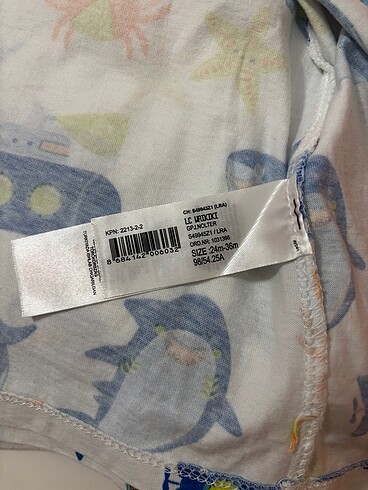 24-36 Ay Beden Lcw pijama takimi