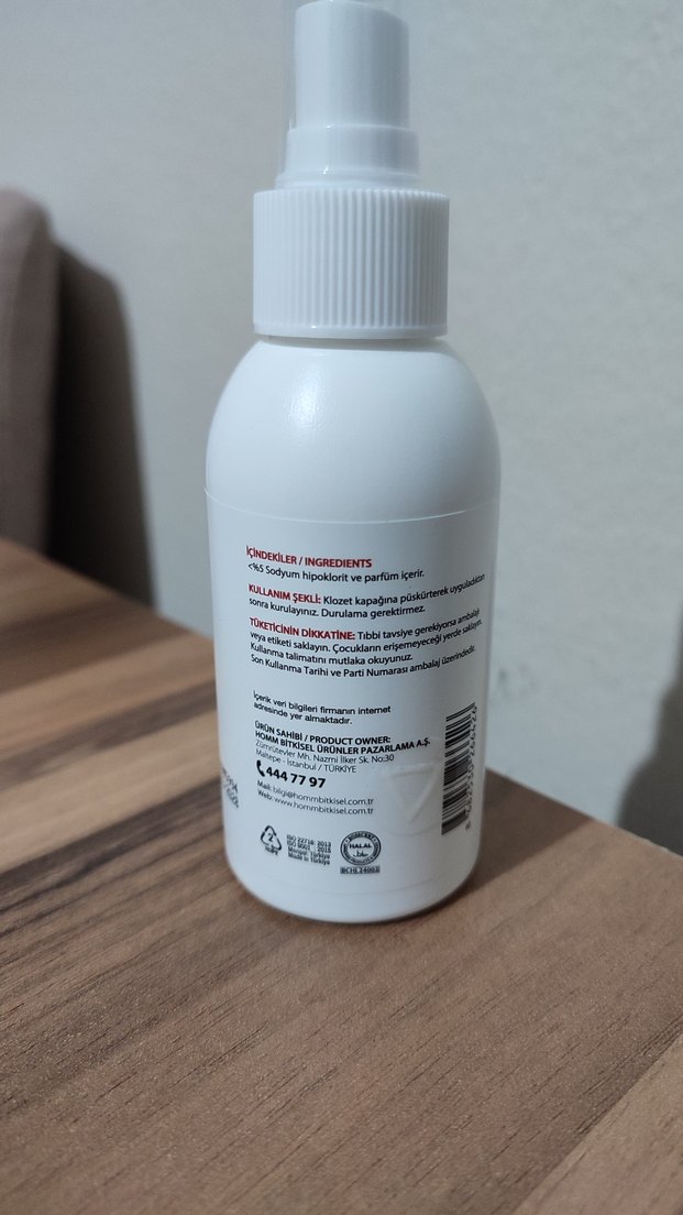 Klozet Kapağı Hijyen Spreyi 100 ml - Görsel 2