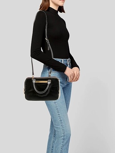 MarcbyMarcJacobs Siyah Krem Satchel Çanta