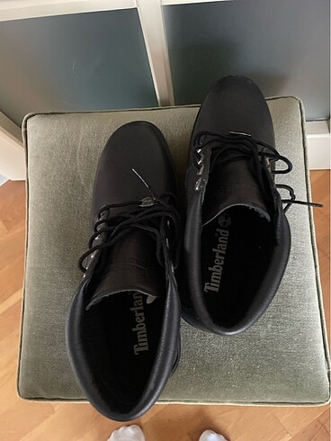 Timberland Siyah Hakiki Deri Bot