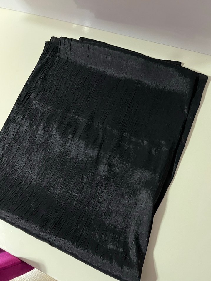 Uzun Siyah Balon Kol Abiye 42 Beden - Görsel 4