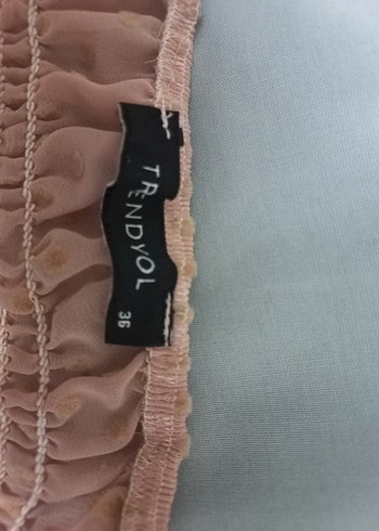 s Beden ten rengi Renk Omuzları Açık Pembe Kadın Bluz