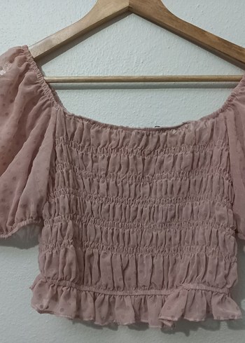 Trendyol & Milla Omuzları Açık Pembe Kadın Bluz