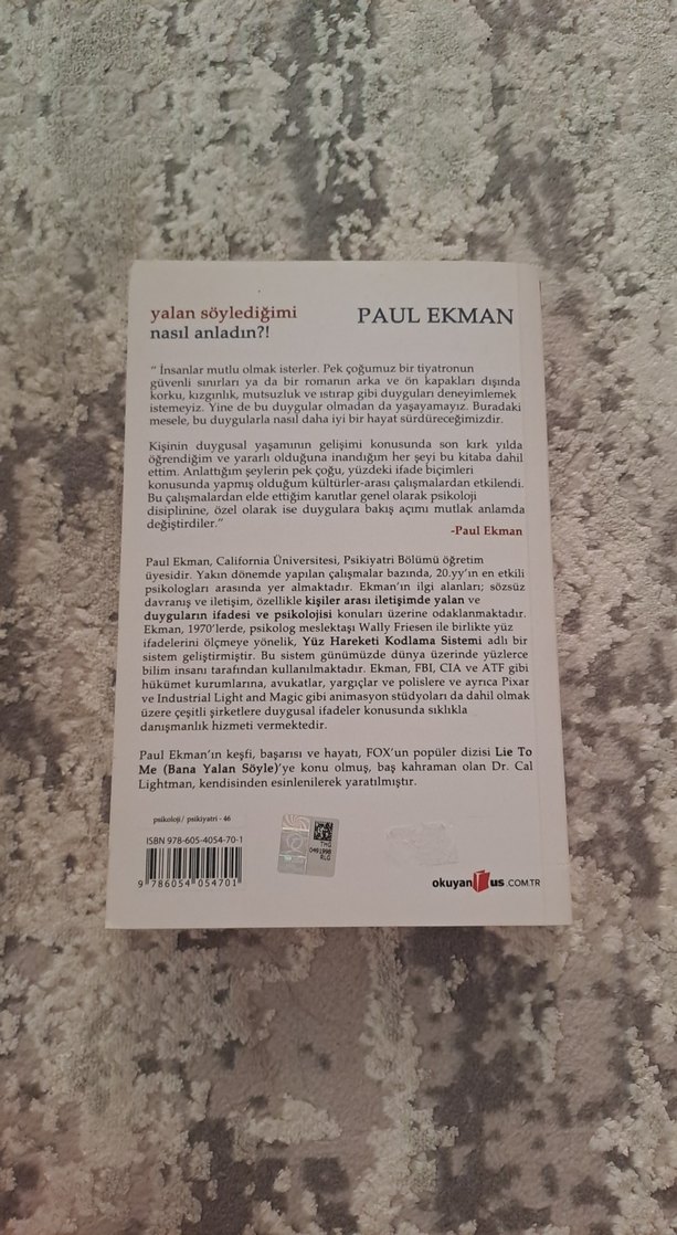 Yalan Söylediğimi Nasıl Anladın? - Paul Ekman - Görsel 3
