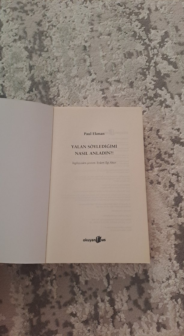 Yalan Söylediğimi Nasıl Anladın? - Paul Ekman - Görsel 2