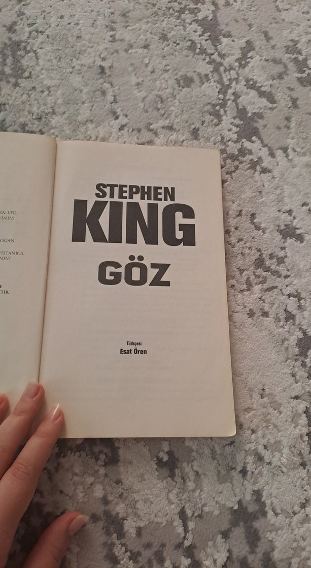 Stephen King - Göz (Carrie) Roman - Görsel 4